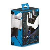 STEALTH USB stanica za punjenje s kablovima PS5 Twin, crna 