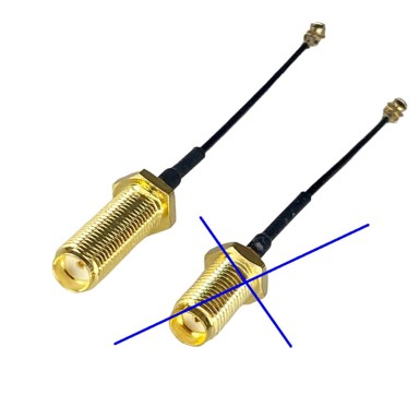 Pigtail uFL / SMA utičnica duljine, RF1.13, 5 cm