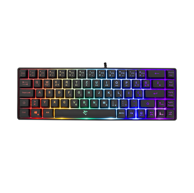WHITE SHARK Tipkovnica GK-2201 Ronin, crna, RGB, membranska, HR/US layout, USB