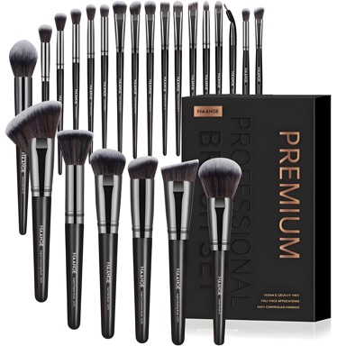 Set kistova za šminkanje 25 kom, crni