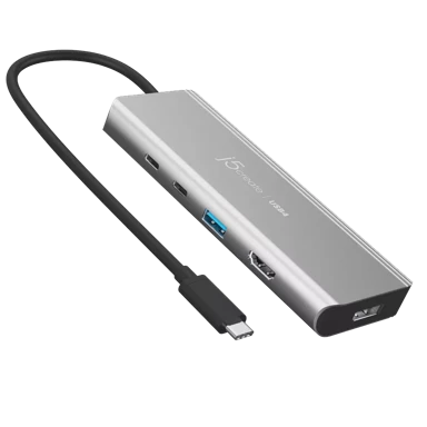 J5CREATE USB Hub USB4™ Dual 4K Multi-Port