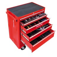 PROLINE Mehaničarska kolica za alat s alatom 5-ladica 193-djelna - 33116