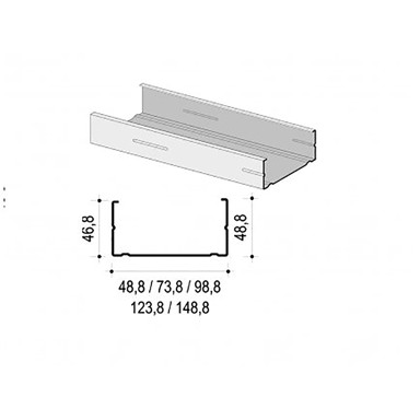KNAUF Profil 3 m CW 100