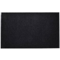 Otirač protiv klizanja od PVC za vrata 90 x 150 cm, crni