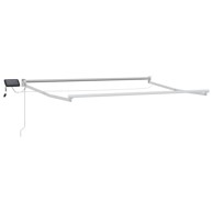 Električni sklopivi okvir tende, 2,5 x 2 m, aluminij, bijeli