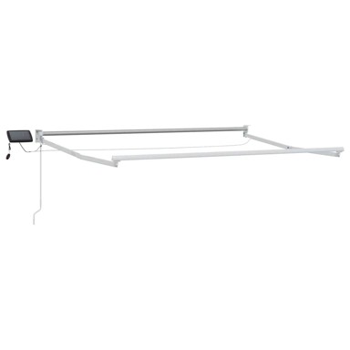 Električni sklopivi okvir tende, 2,5 x 2 m, aluminij, bijeli