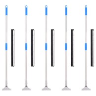 Podni brisači, 5 kom, 55 × 122,5 cm, čelik, guma