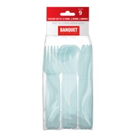 BANQUET Pribor za jelo plastični 9/1
