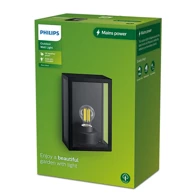 PHILIPS Zidna svjetiljka Alzor, 25W, 8720169266414, crna