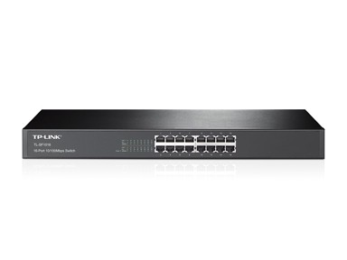TP-LINK Switch 16-Port 10/100 Mbps Rackmount Network