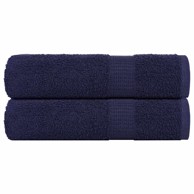 Ručnici za kupanje 2 kom modri 100x150 cm 360 gsm 100% pamuk