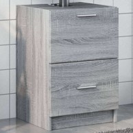 Ormarić za lavabo-umivaonik, 40x37x59 cm, sivi hrast sonoma