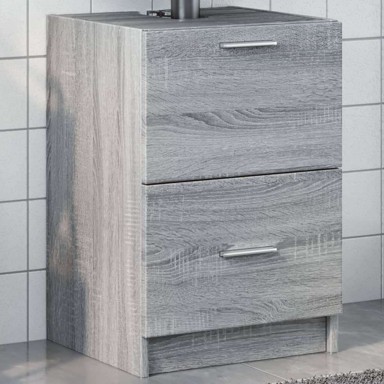 Ormarić za lavabo-umivaonik, 40x37x59 cm, sivi hrast sonoma