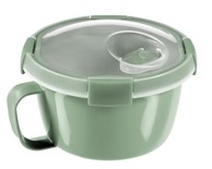 CURVER Lončić za snack Eco Lunch To Go, 0,9 L, Ø 17 × 11 cm, zelena