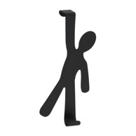 WENKO Crna viseća kukica za vrata Hook Boy