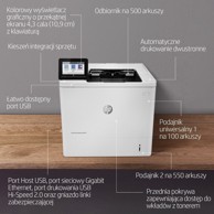 HP Laserski printer LaserJet Enterprise M611dn