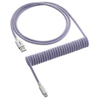 CABLEMOD Classic spiralni kabel za tipkovnicu, USB-C na USB Type A, Rum Rozine, 150 cm - CM-CKCA-CW-PW150PW-R