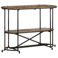 Konzolni stol 110x42x76 cm od masivnog obnovljenog drva