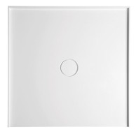POLYSAN Tuš kada MIRAI, lijevani mramor, kvadratna, 90x90 cm, bijela