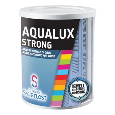 CHROMOS SVJETLOST Premaz za drvo Aqualux strong comfort, 0.5 l