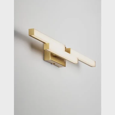 NOVA LUCE Atom zidna lampa zlatna led 14w 1342lm 4000k ip44 nl9695267