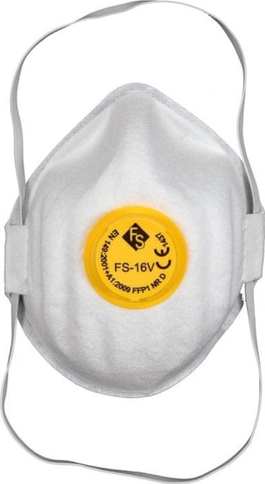 VOREL Jednokratne filterske polumaske s ventilom (5 kom.) 74541