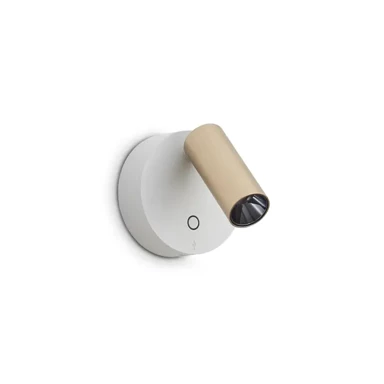 ELF Zidna LED svjetiljka, AP, 3 W, 3000 K, IP20, bijela i zlatna, ID347493