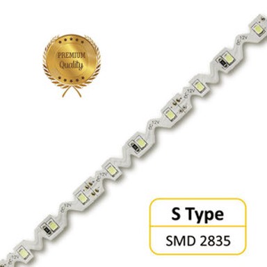 X-LIGHT LED traka S-type SMD2835 60 LED/m, 12W/m 24V hladna bijela IP-20 6000K, 1m