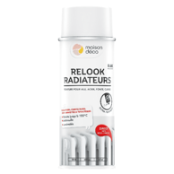 Boja za bojanje radijatora RAL 9010 sprej 400 ml bijela polumat