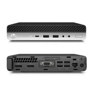HP Stolno računalo EliteDesk 800 G4 DM / Intel Core i5-8500, 8 GB, 240 GB SSD, Windows 10 Pro (obnovljen)