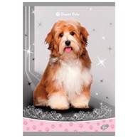 Bilježnica Sweet pets Elisa A4, meki uvez, čista 40+2L, 80g