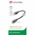 CELLULARLINE Kabel, USB-A na Micro USB, 15 cm, crni