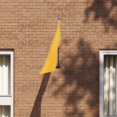 Držač zastave za 1 zastavu, zidni, čelik, crni