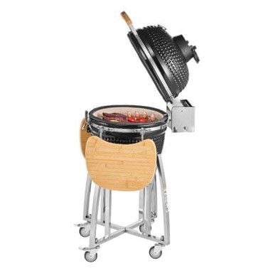 VEVOR Kamado roštilj na ugljen s dimnjakom, 1150 x 690 x 1120 mm