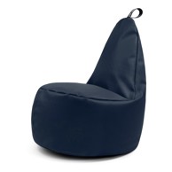 SO SOFT? Tamno plava vreća za sjedenje od imitacije kože Lull L 