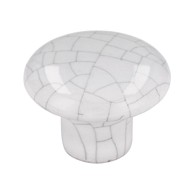 SIRO Ručka za namještaj okrugla bijelo/siva 33pc