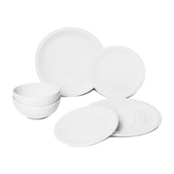 BONAMI ESSENTIALS 6-dijelni set bijelog porculanskog posuđa Purita