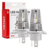 AMIO X1 Series LED Headlight žarulje, H4, do 175% više svjetla, 6500K, bijela