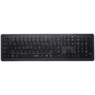 CLEVETURA Bežična tipkovnica CLVX 1 TOUCH-ON-KEYS, ANSI US Windows raspored, RGB osvjetljenje, aluminijsko kućište