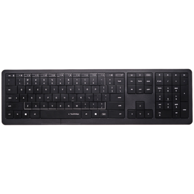 CLEVETURA Bežična tipkovnica CLVX 1 TOUCH-ON-KEYS, ANSI US Windows raspored, RGB osvjetljenje, aluminijsko kućište
