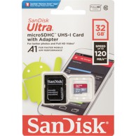 SANDISK Memorijska kartica Ultra microSDHC A1 32GB 120MB/s s adapterom SDSQUA4-032G-GN6MA