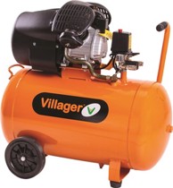 VILLAGER Kompresor VAT VE100D (100 l, 8 bar, 316 l/min, direktni pogon) 054057