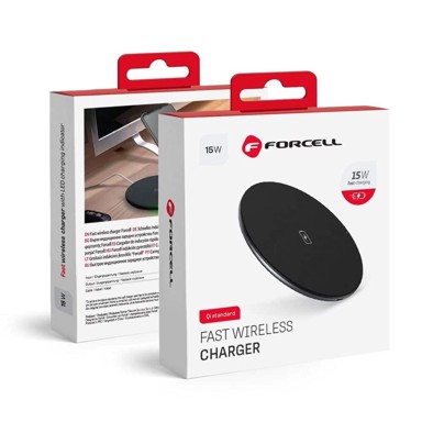 FORCELL Bežični punjač Quick Charge Pad, Qi standard, 15W