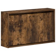 Zidni ormar za cipele Arnhem 71 x 17 x 43 cm, dimljeni hrast
