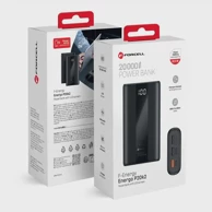 FORCELL Powerbank F-Energy Energo P20K2, 20. 000 mAh, QC3. 0 PD 3A 22,5W, crna