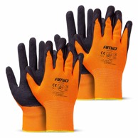 AMIO radne rukavice s latex pjenastim premazom AMIO-04641, 4 kom (2 para), veličina 10, 2132X