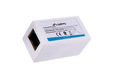 LANBERG Adapter za promjenu spola kabela AD-RJ45-RJ45-OU5 RJ-45 bijeli