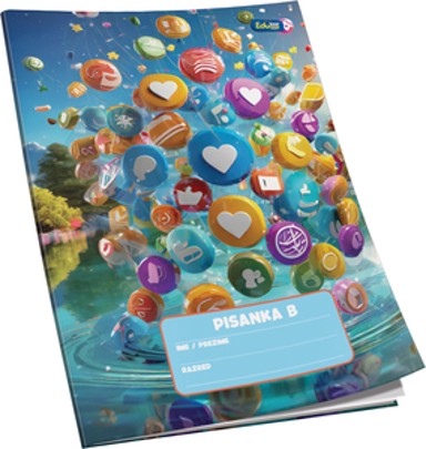 EDUCA Pisanka B, B5, linije, 16 listova, meki uvez