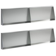 Rubnjak za gredice 4 kom 80 x 12 x 50 cm pocinčani čelik