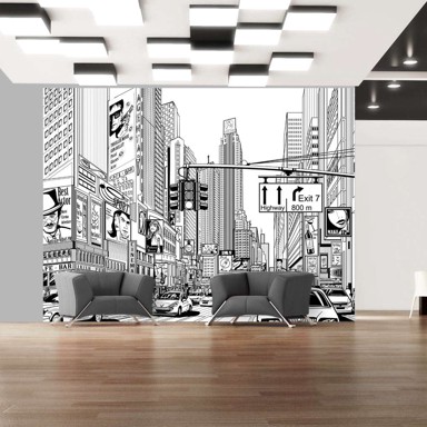 Foto tapeta Street in New York city 400x309